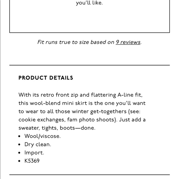 Madewell Fireside mini skirt - Picture 3 of 9